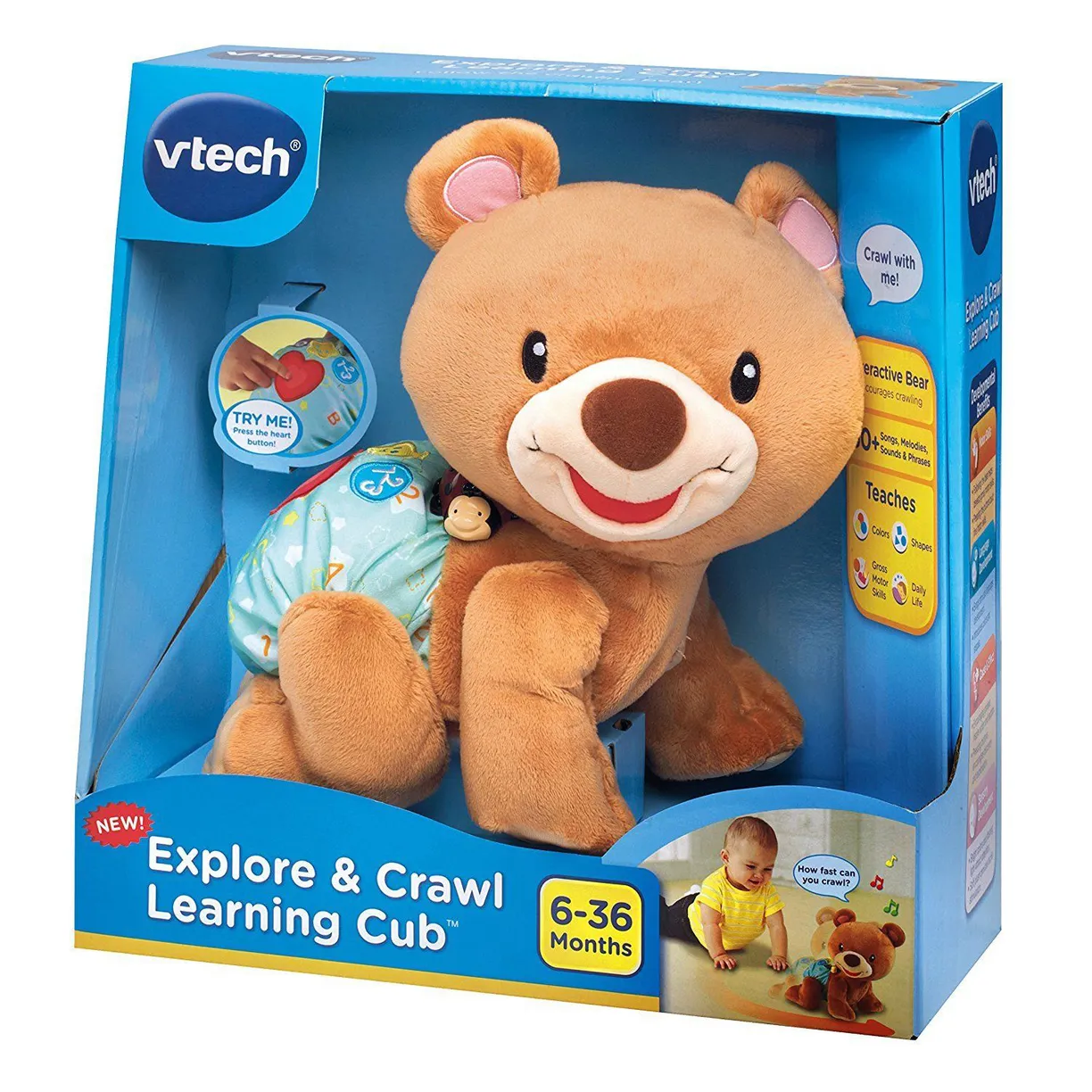 Ползающий мишка Vtech вид 2