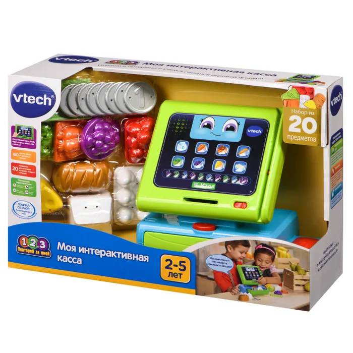 Моя интреактивная касса Vtech вид 2