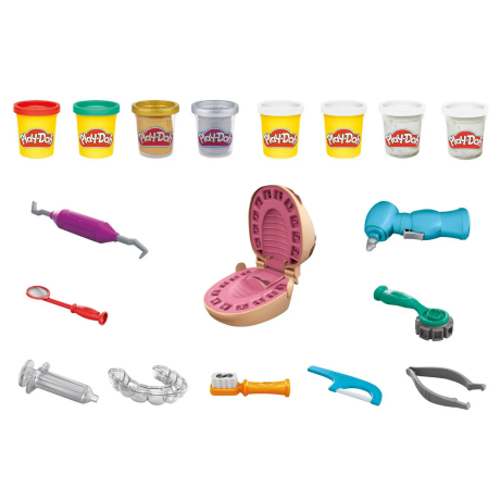 Игровой набор для лепки Мистер Зубастик с золотыми зубами Play-Doh вид 1