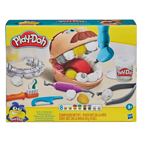 Игровой набор для лепки Мистер Зубастик с золотыми зубами Play-Doh вид 2