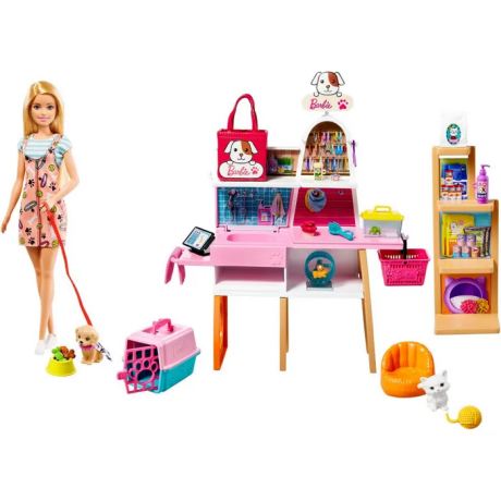 Игровой набор Кукла и щенячий бутик Barbie вид 1