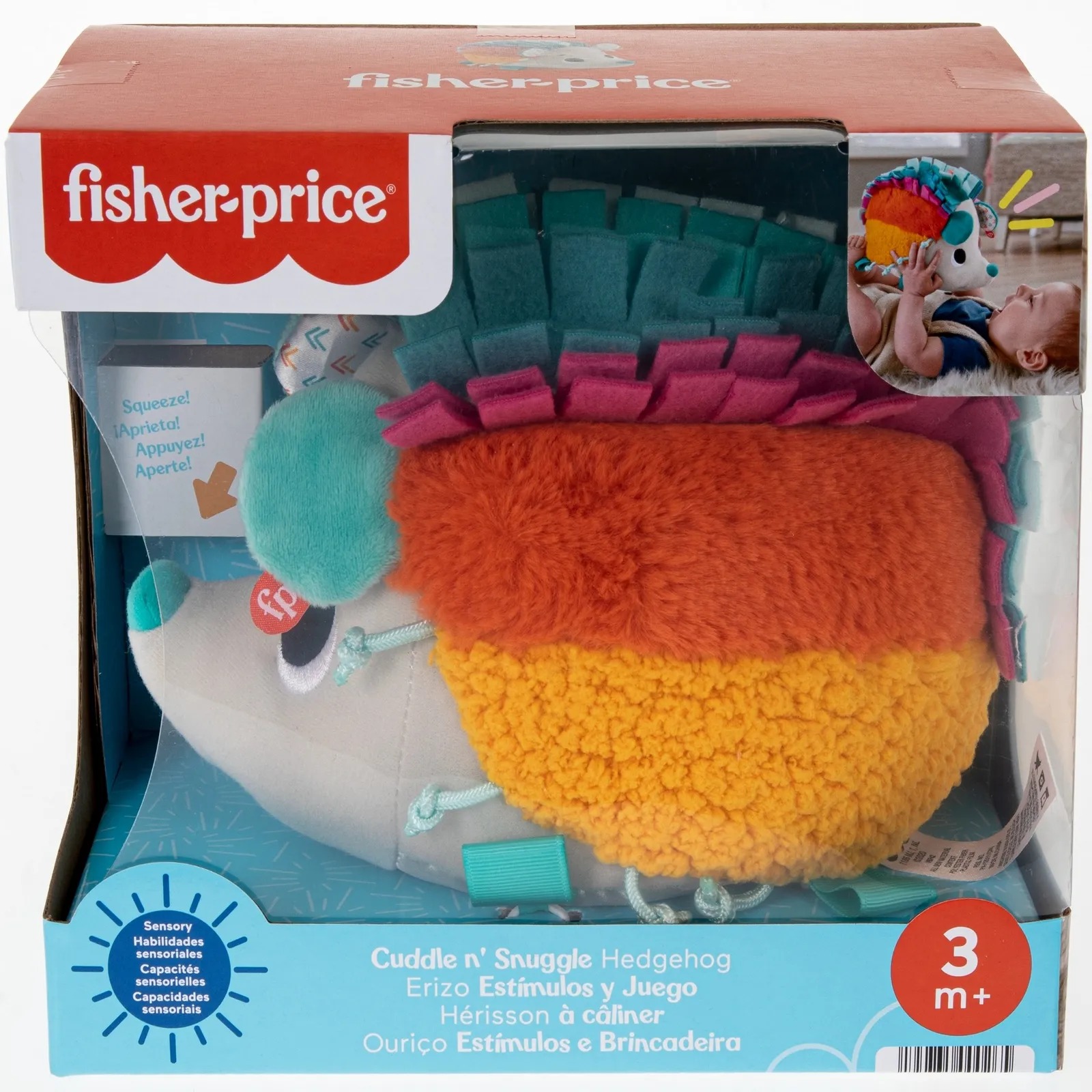 Игрушка развивающий и тактильный Ежик Fisher-Price вид 2
