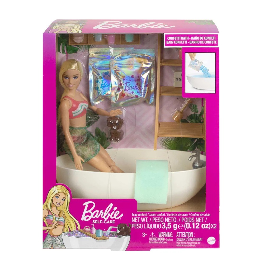 Игровой набор пенная ванна из конфетти Barbie вид 2