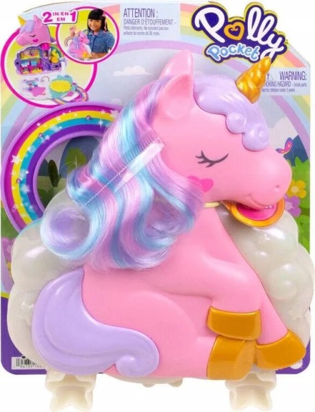 Игровой набор "Салон красоты" внутри с аксессуарами Polly Pocket вид 2