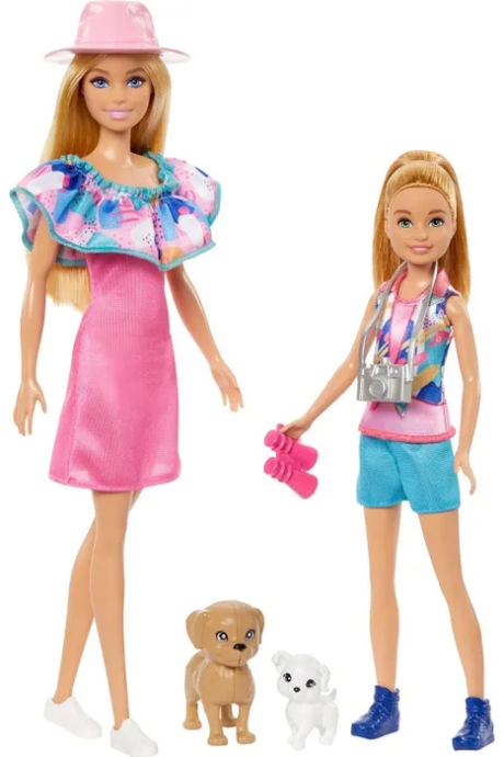 Игровой набор Barbie and Stacie с домашними питомцами Barbie вид 1
