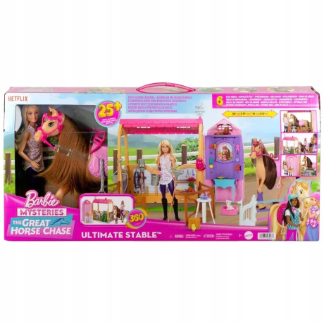 Игровой набор Конюшня с куклой и лошадью Barbie вид 2