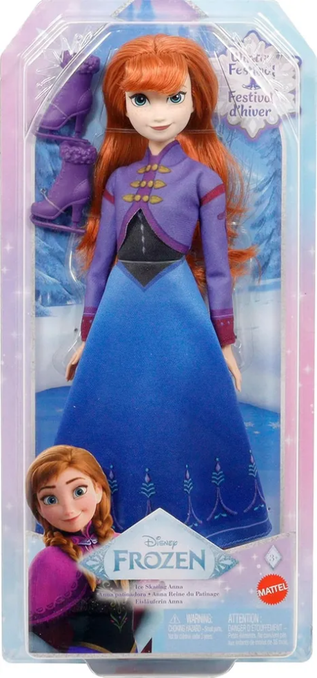 Кукла Анна на коньках Disney Princess вид 2