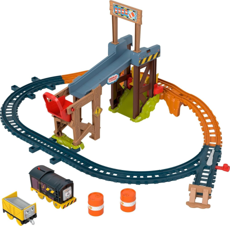 Игровой набор моторизованный поезд с рельсами и грузом Thomas & Friends вид 1