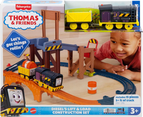 Игровой набор моторизованный поезд с рельсами и грузом Thomas & Friends вид 2