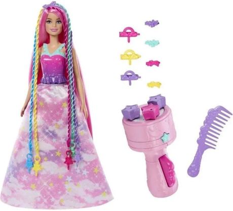 Кукла с аксессуарами для плетения волос Barbie вид 1