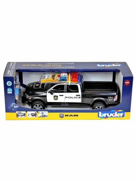 Внедорожник RAM 2500 полицейский с фигуркой Bruder вид 2