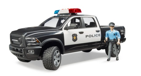 Внедорожник RAM 2500 полицейский с фигуркой Bruder вид 1