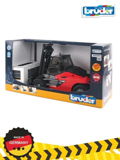 Погрузчик Linde HT160 с 3 палетами Bruder вид 2
