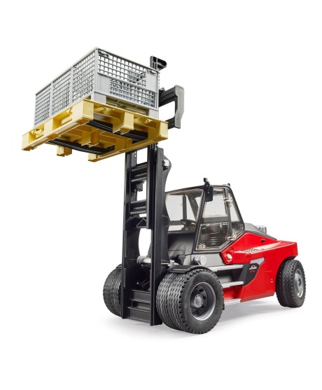 Погрузчик Linde HT160 с 3 палетами Bruder вид 1