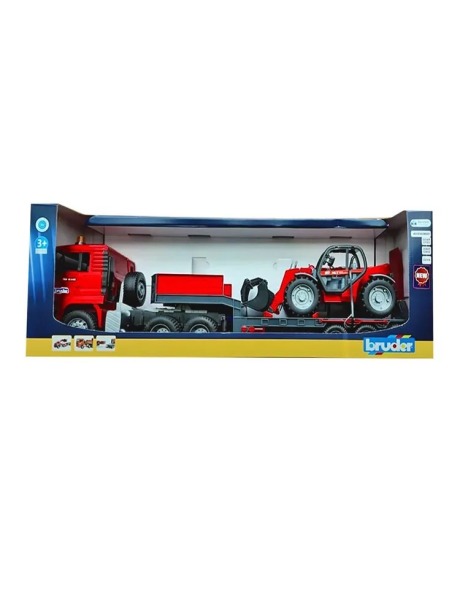 Грузовик MAN с погрузчиком Manitou Bruder вид 2