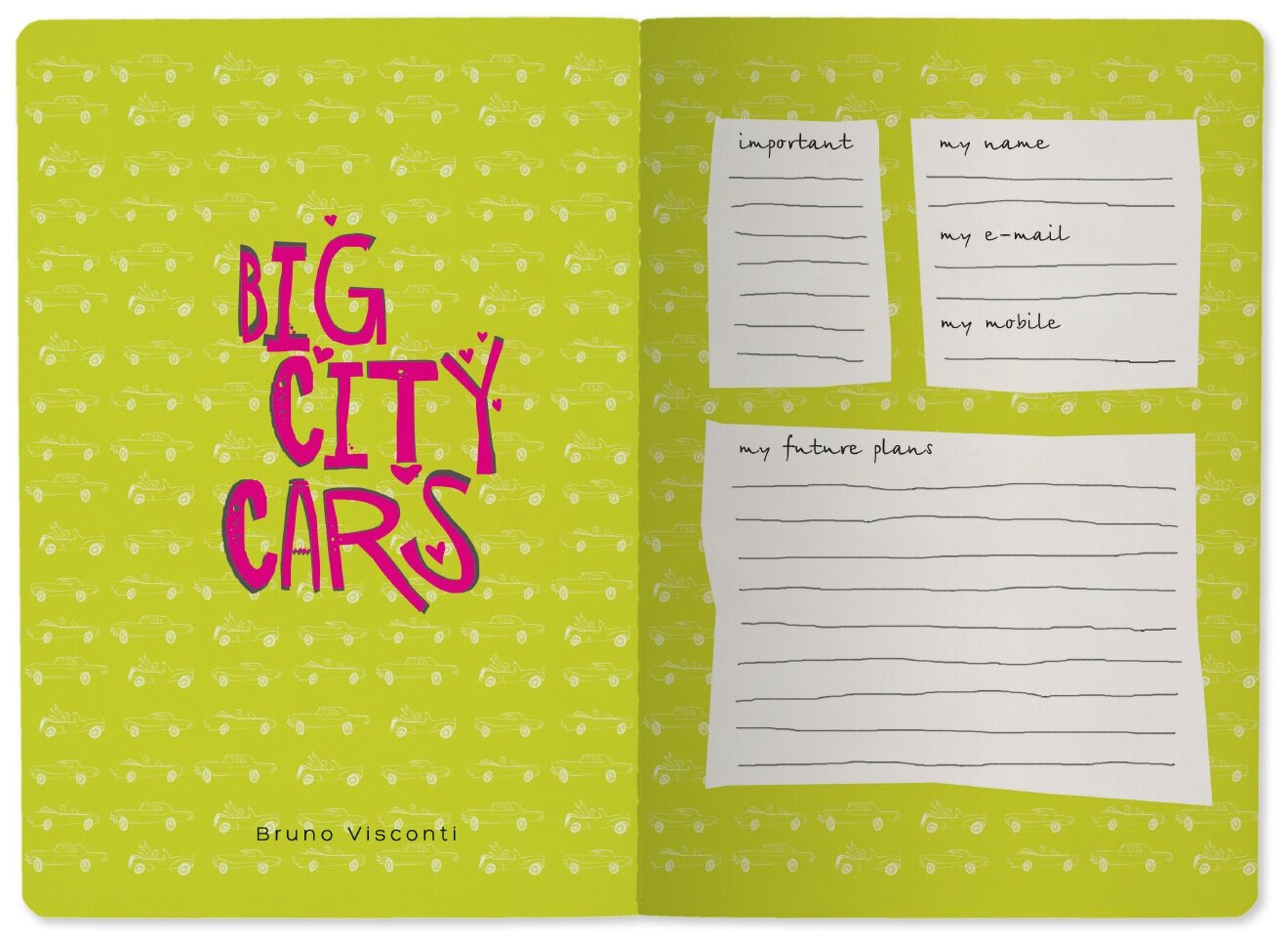 Тетрадь 40 л. клетка "Big City" Bruno Visconti вид 2