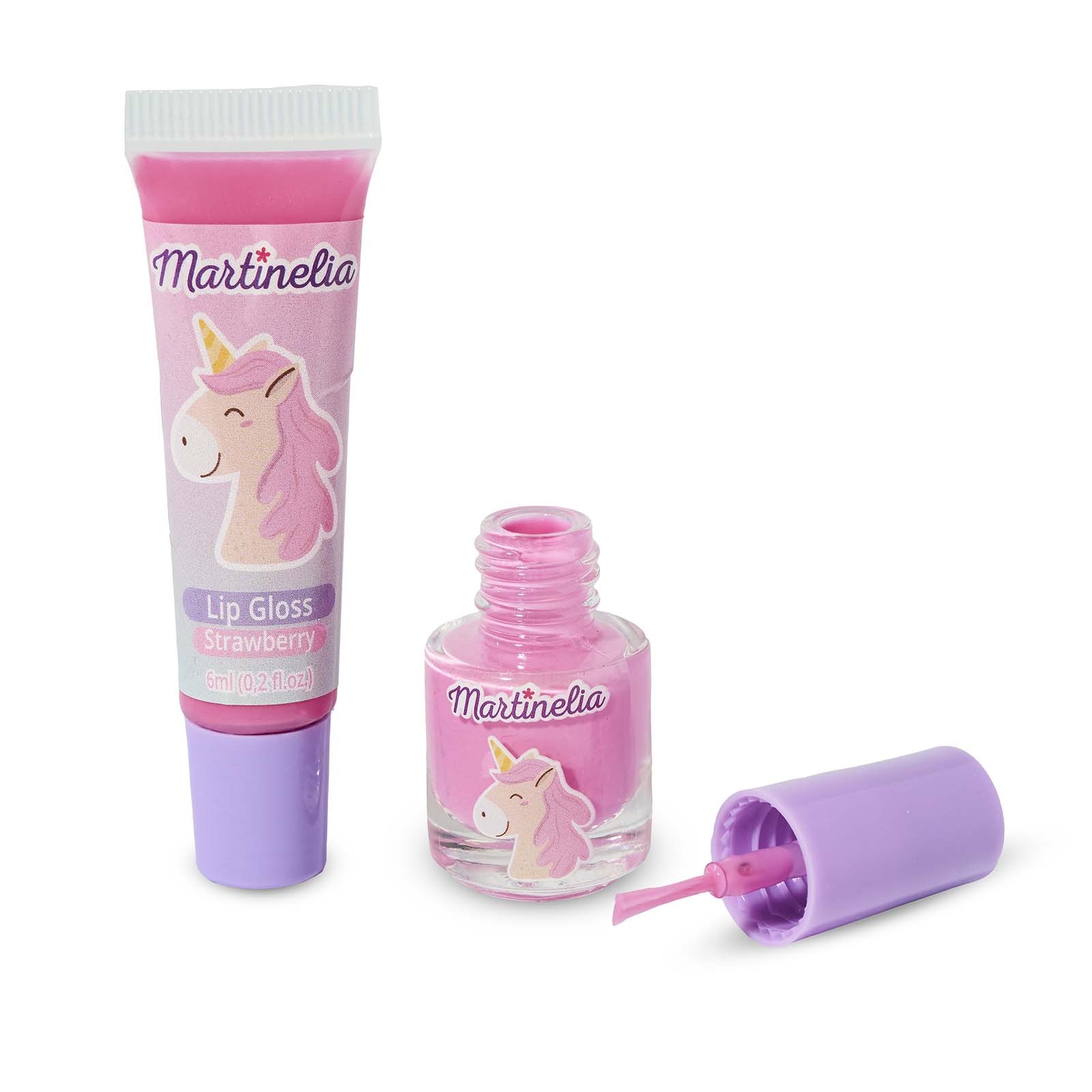 Набор Единорог бальзам для губ, лак для ногтей Martinelia вид 1