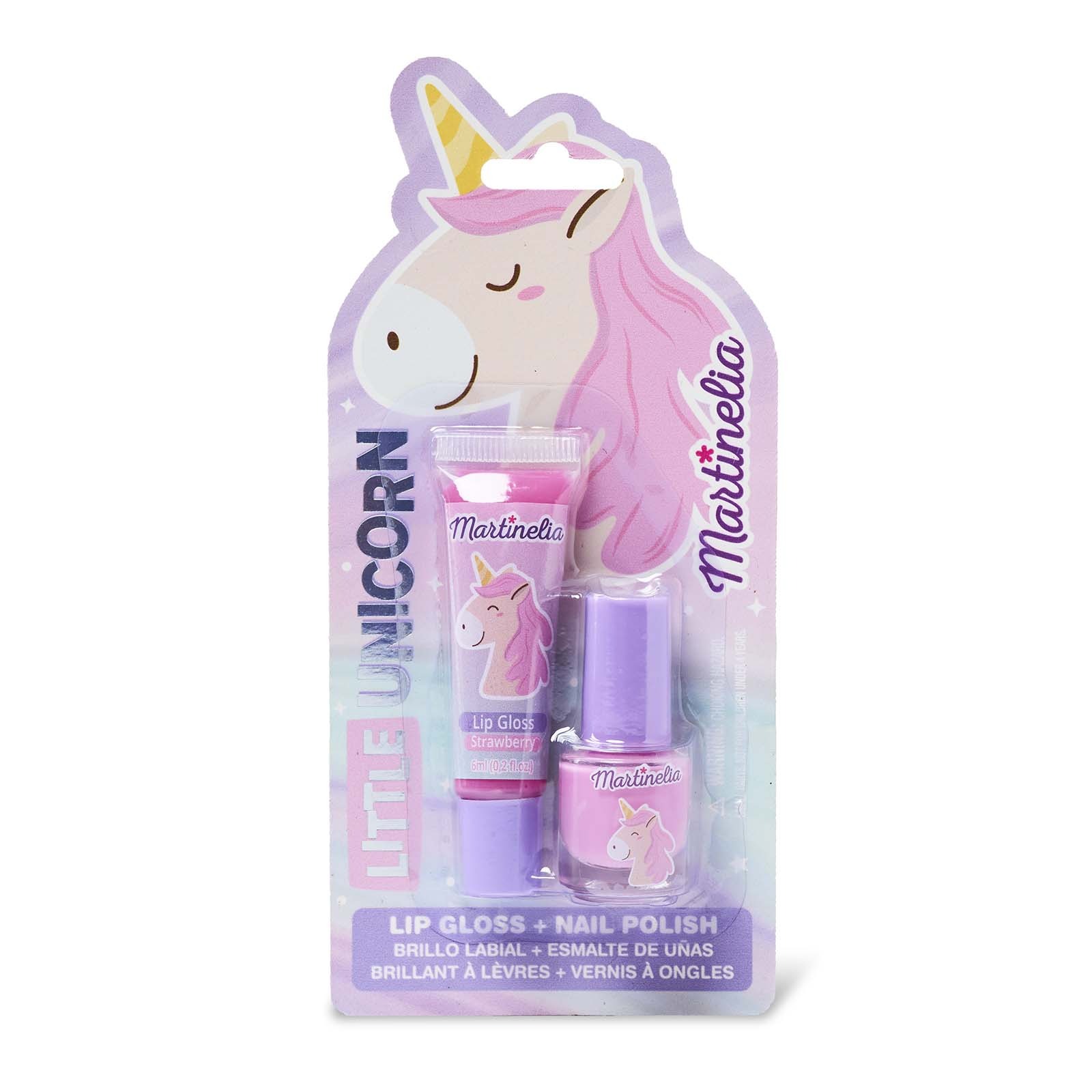 Набор Единорог бальзам для губ, лак для ногтей Martinelia вид 2