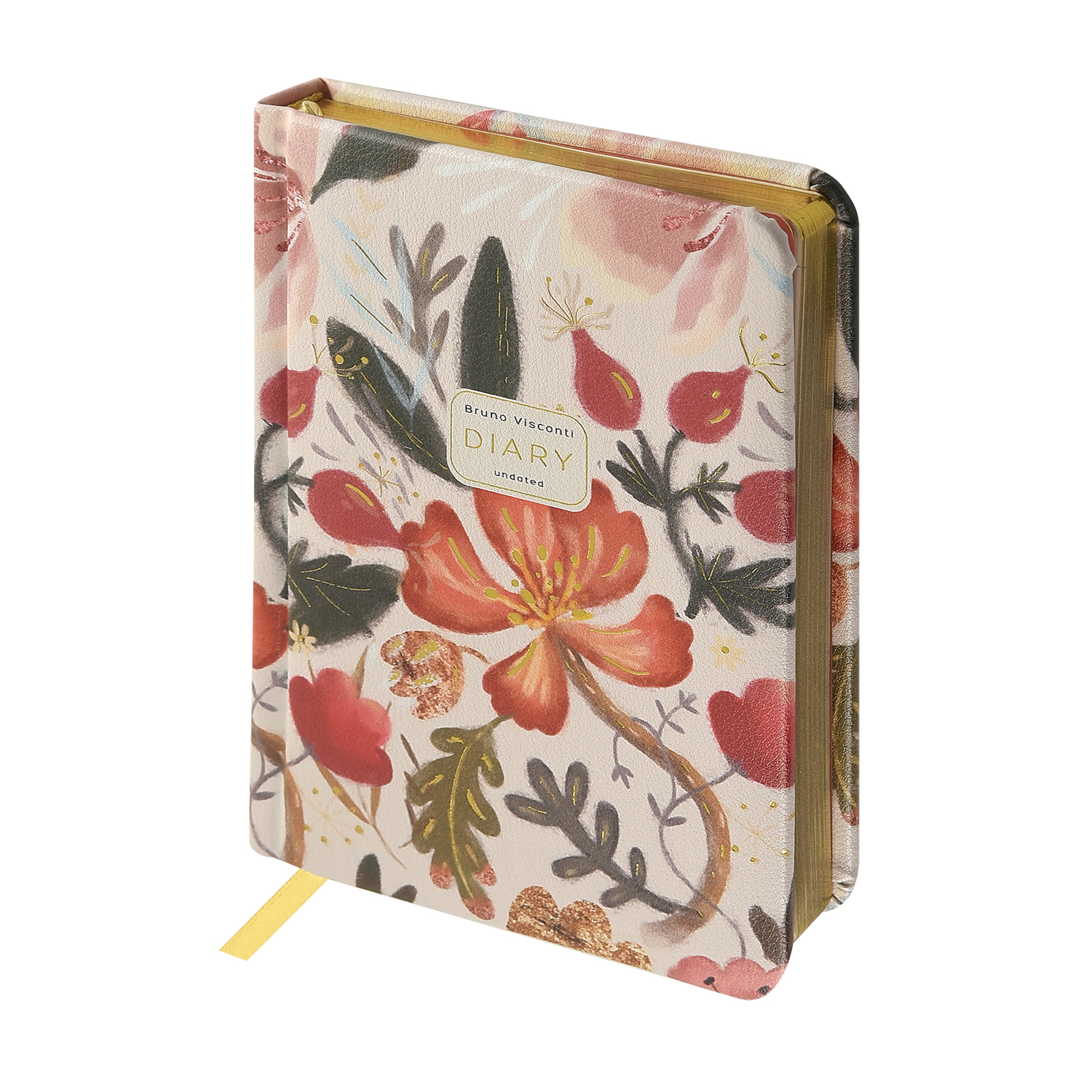 Ежедневник А6 120л. "Нежные цветы" Bruno Visconti вид 1