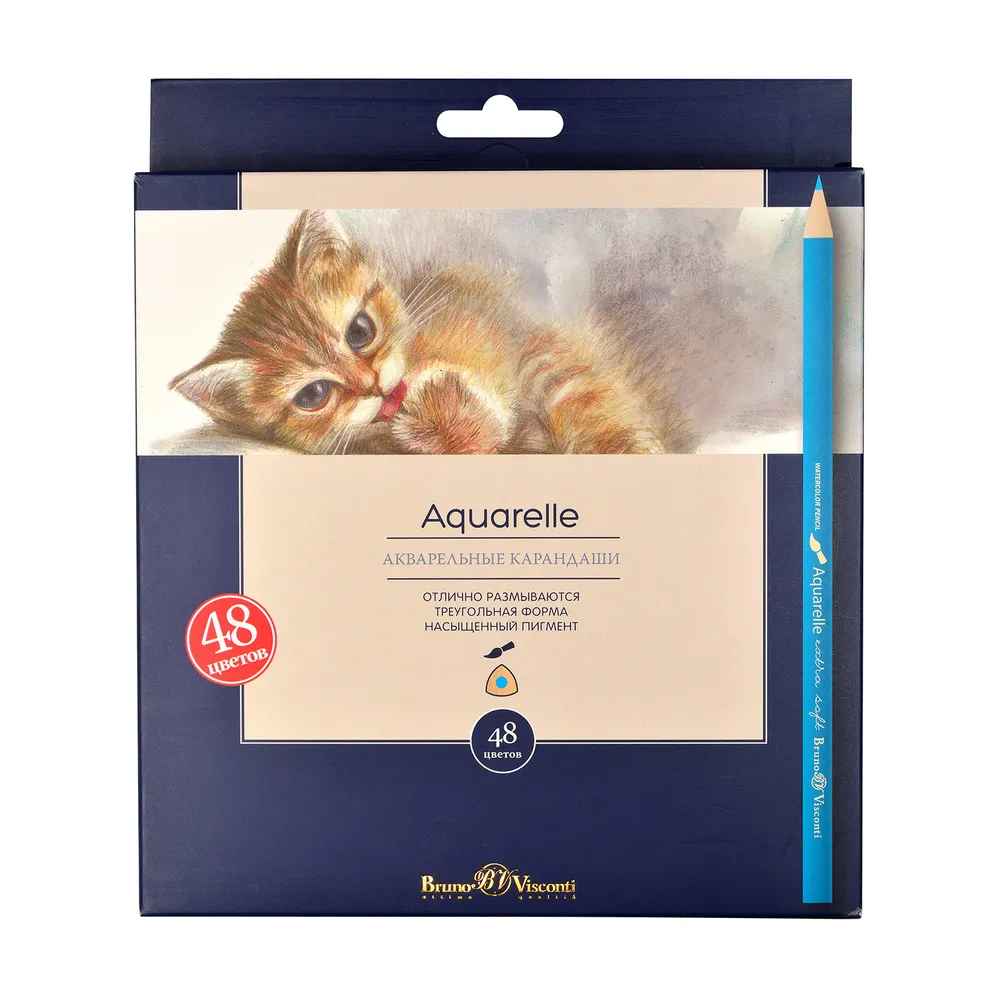 Карандаши аквар. 48 цв. Bruno Visconti вид 2