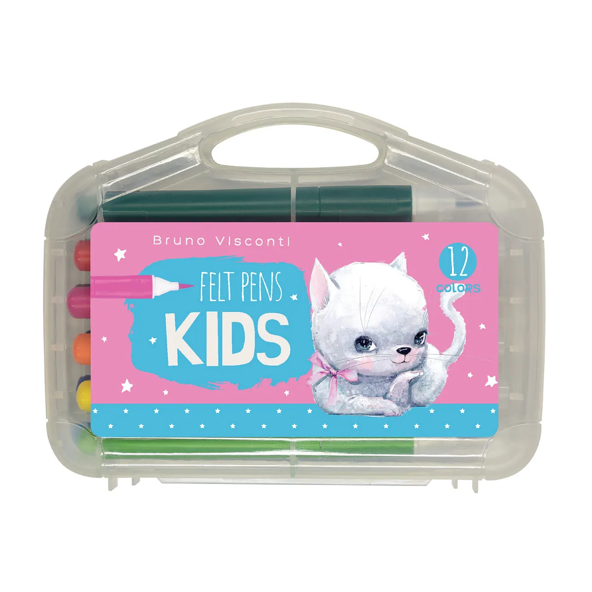 Фломастеры-кисти 12 цв. Funcolor Bruno Visconti вид 2