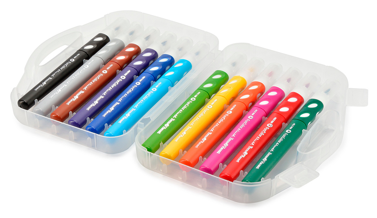 Фломастеры-кисти 12 цв. Funcolor Bruno Visconti вид 1