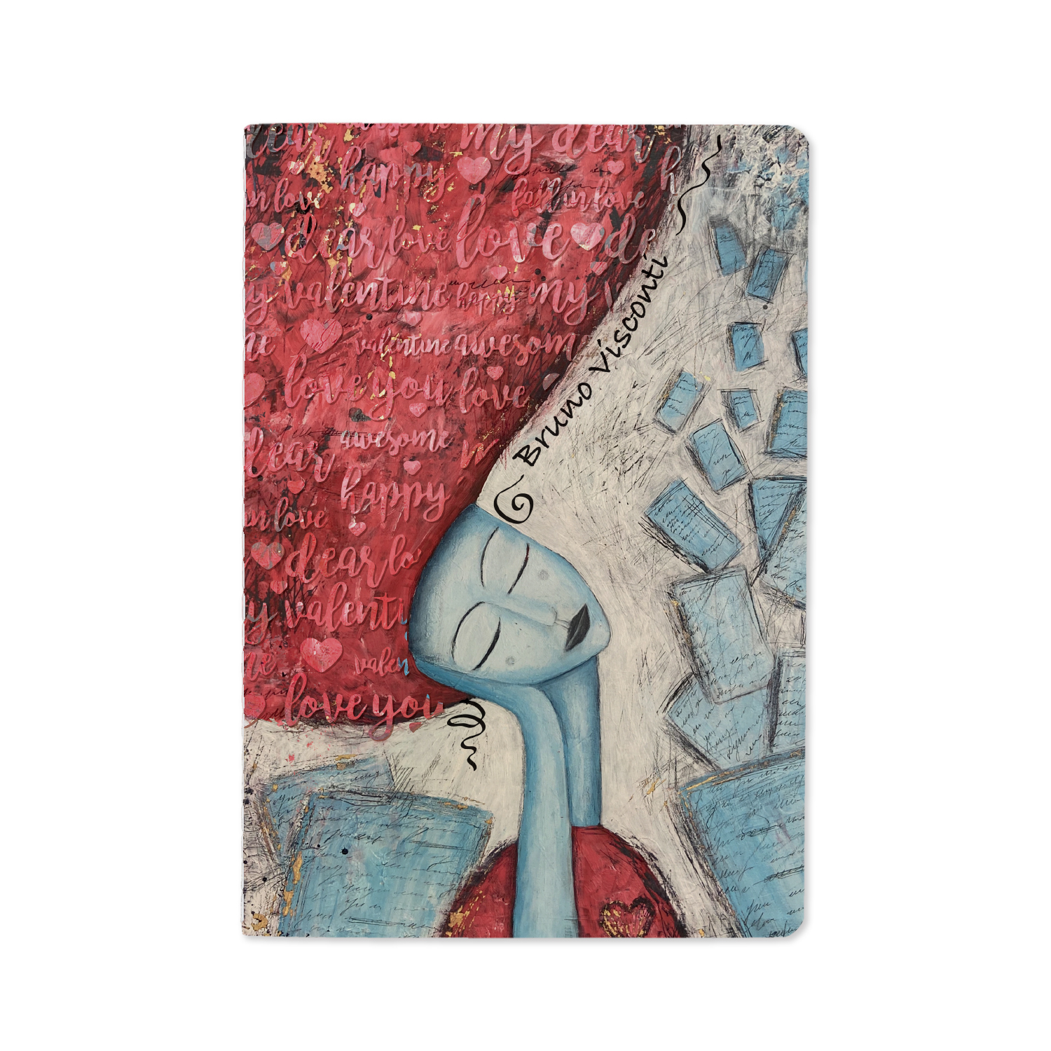 Тетрадь 40л. "Love you" Bruno Visconti вид 1