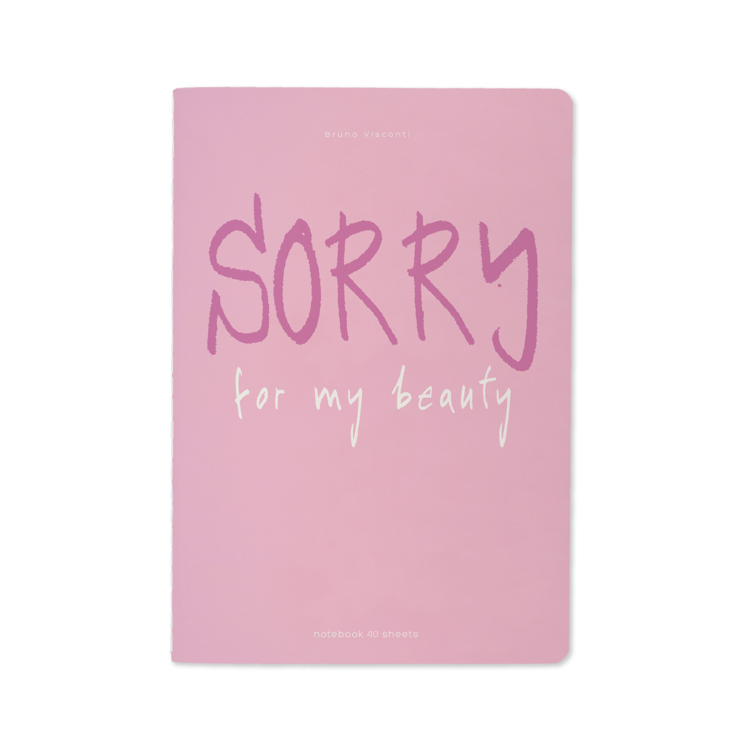Тетрадь 40л. "Sorry pink" Bruno Visconti вид 1