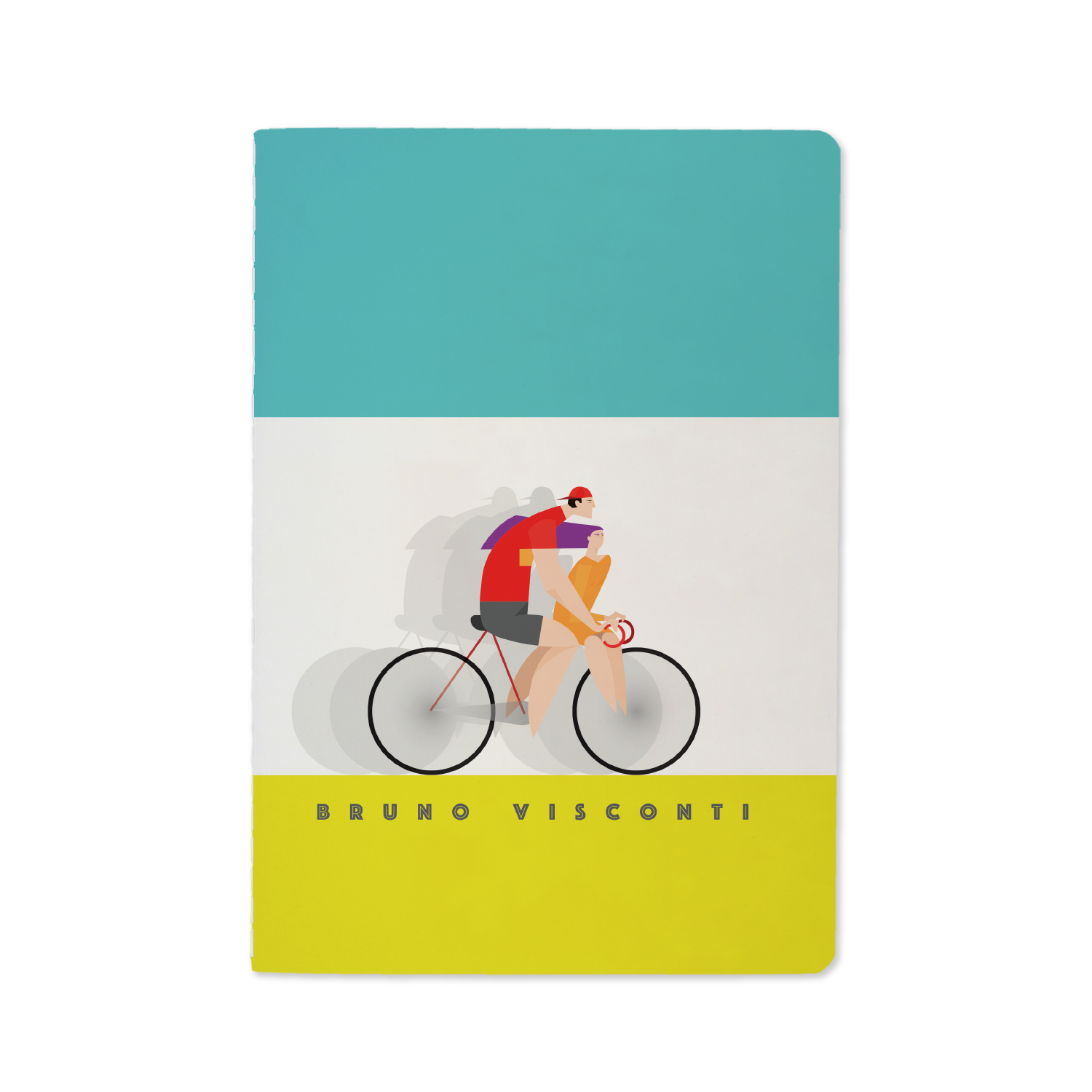 Тетрадь 40л. "Велосипедисты" Bruno Visconti вид 1