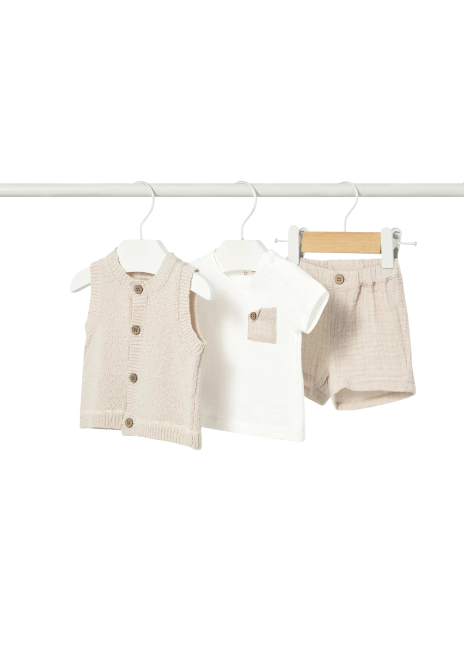 Жилет, футболка, шорты Mayoral вид 1