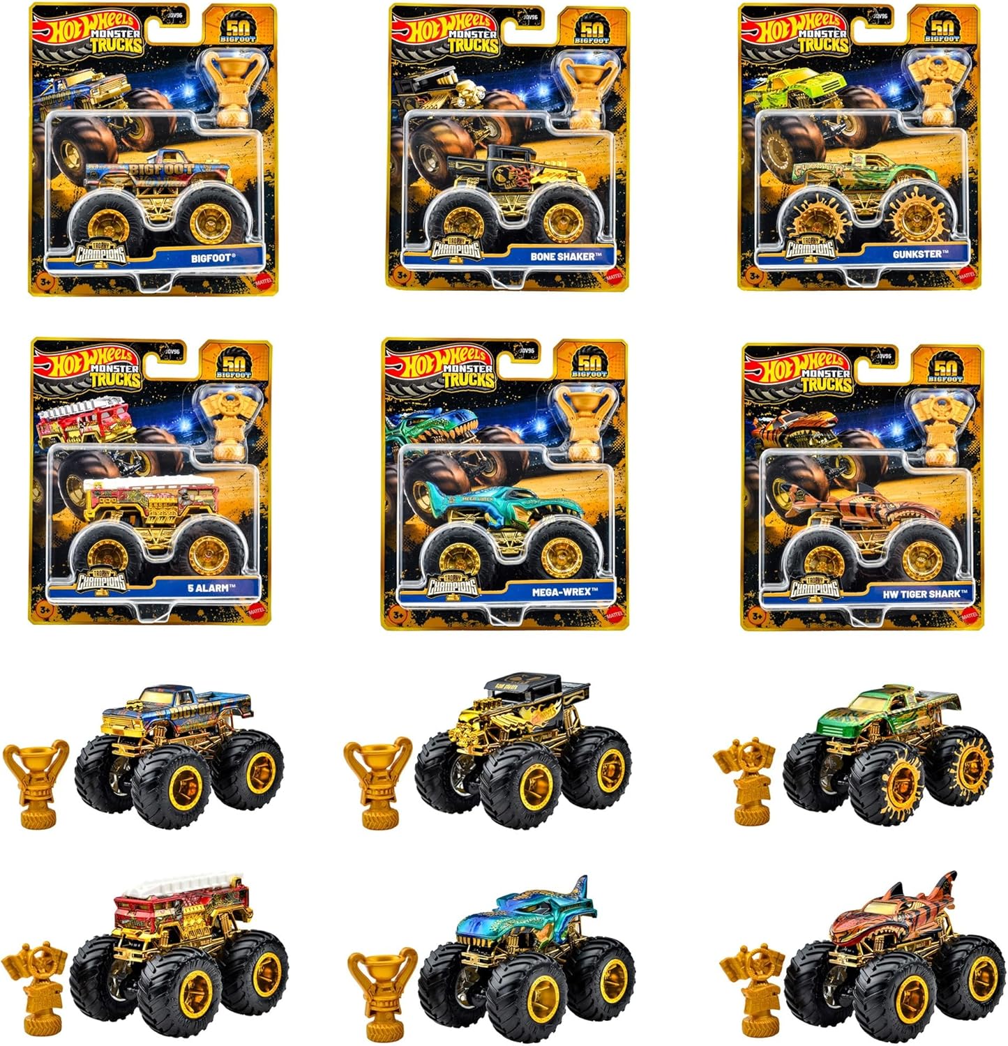 Машинка Монстр-трак Hot weels вид 1