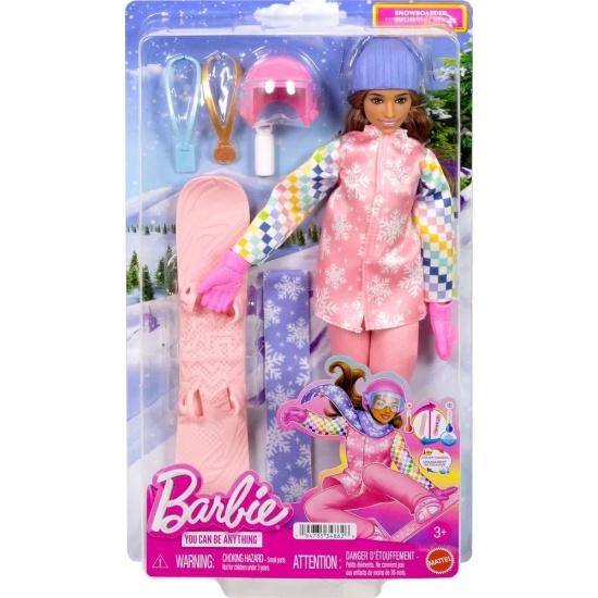 Кукла Сноубордистка Barbie вид 2