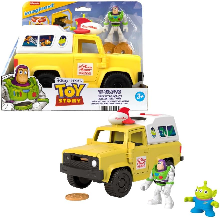 Игровой набор Disney And Pixar Toy Story Pizza Planet Truck с фигурками  вид 2
