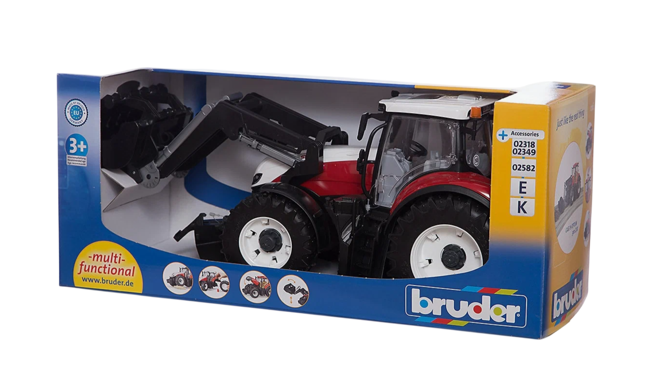 Трактор Steyr 6300 Terrus CVT с погрузчиком Bruder вид 2