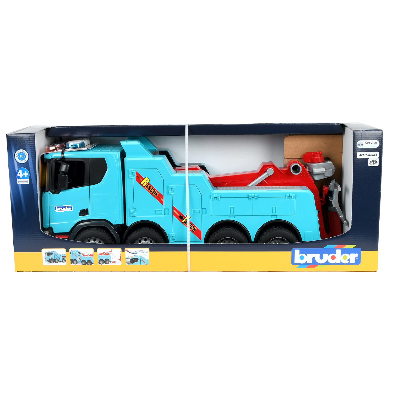 Эвакуатор Scania super 560R со световыми и звуковыми эффектами Bruder вид 2