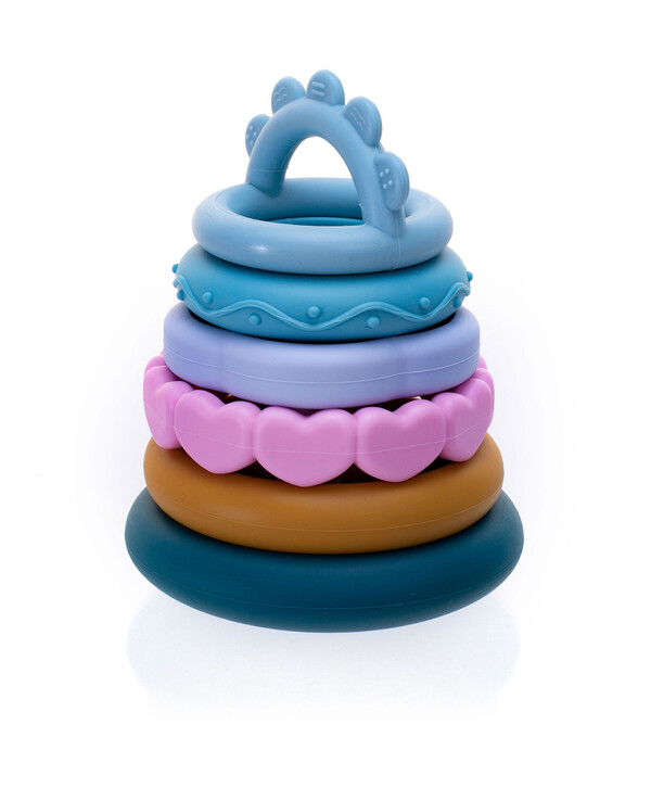 Пирамидка-конструктор силиконовая Gulliver baby вид 1