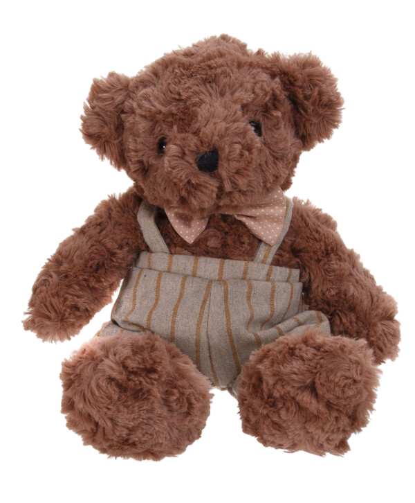 Мишка в полосатом комбинезоне, 20 см Gulliver baby вид 1