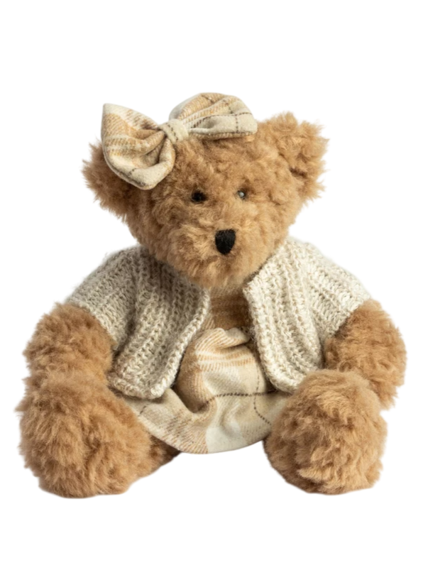 Мягкая игрушка Мишка в бежевой рубашке, 21 см Gulliver baby вид 1