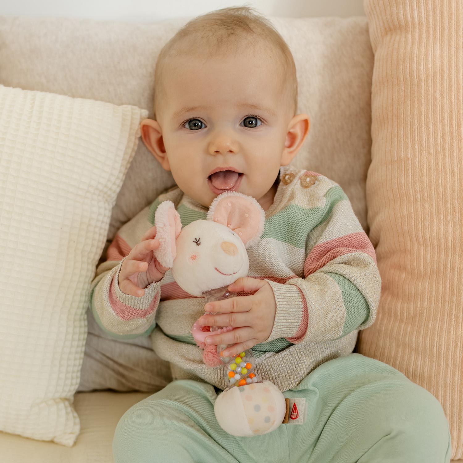 Погремушка-шейкер Мышка Fehn вид 2