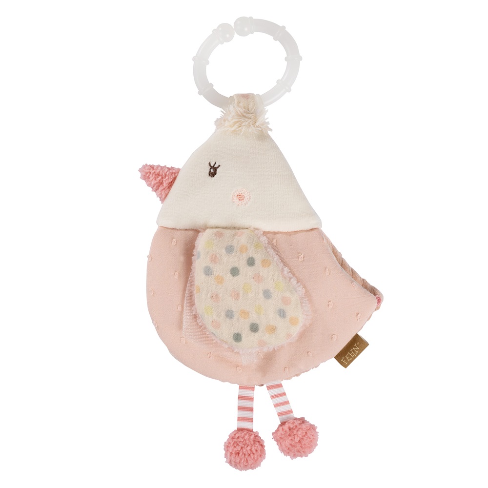 Мягкая игрушка-книжка с подвесом Птичка Fehn вид 1