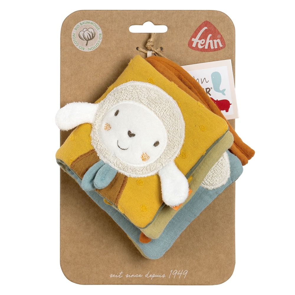 Мягкая игрушка-книжка с подвесом Овечка Fehn вид 2