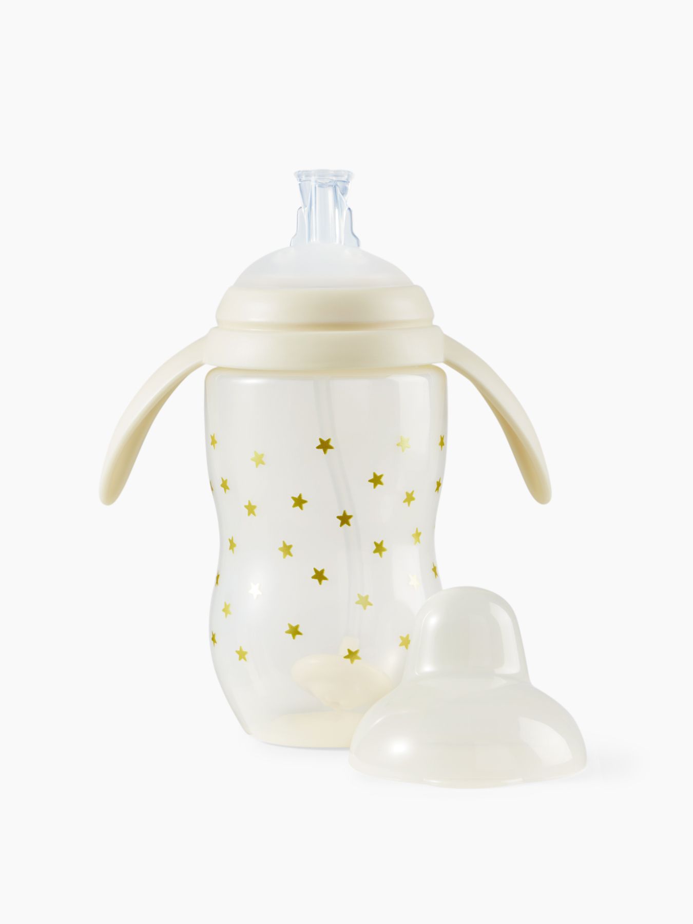 Поильник с трубочкой и ручками 360мл. Happy Baby вид 2