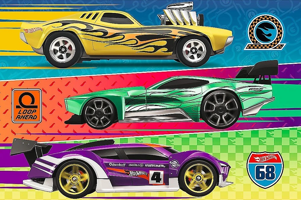 60 дет. Это Hot Wheels Trefl вид 2