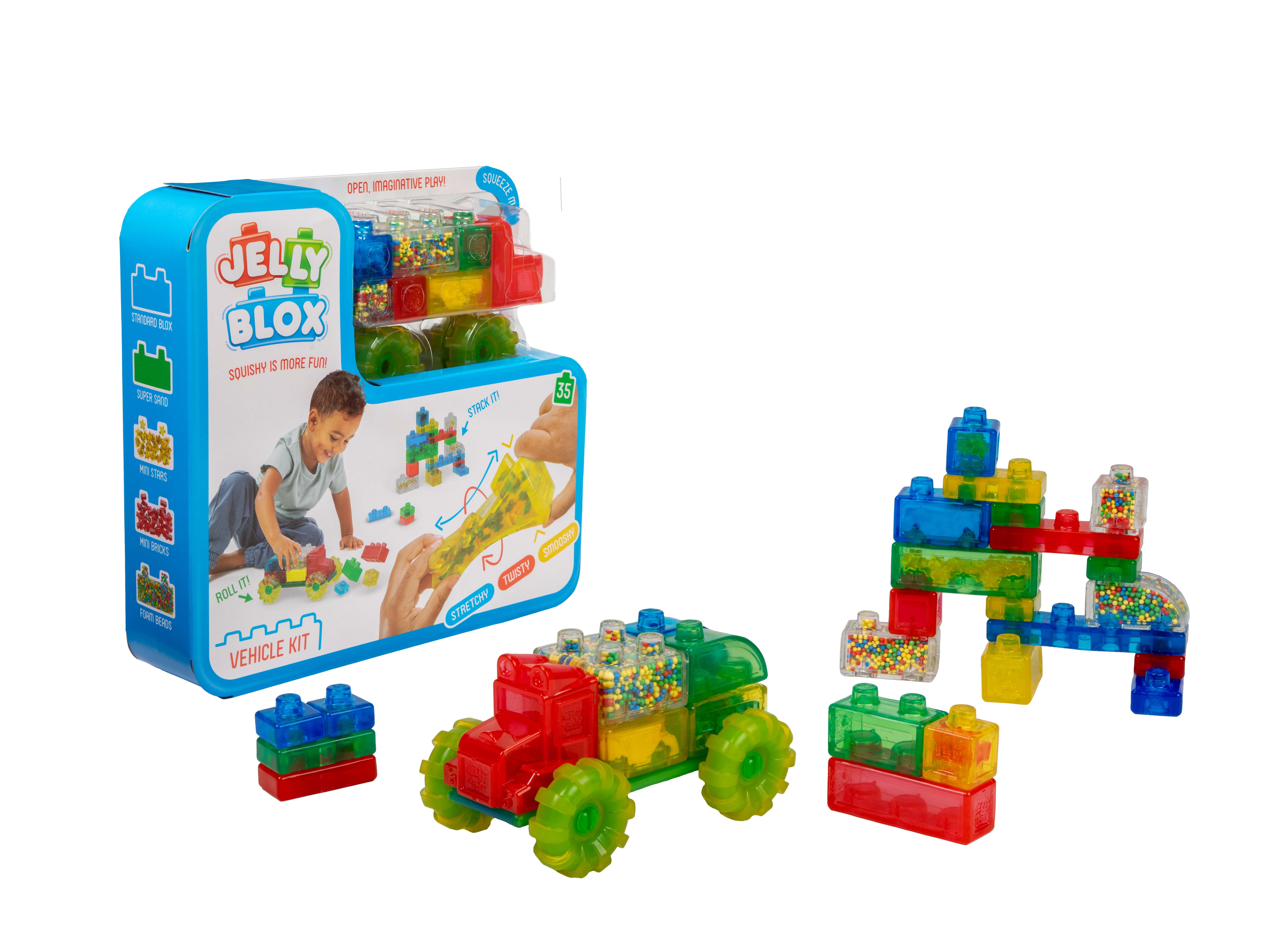 Набор с грузовиком и колесами, 35 дет. Jelly Blox вид 1