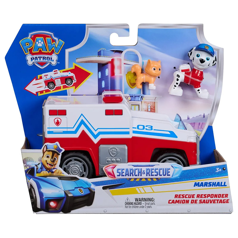 Игровой набор Поисковый отряд, машинка с фигуркой Маршалл Paw patrol вид 2
