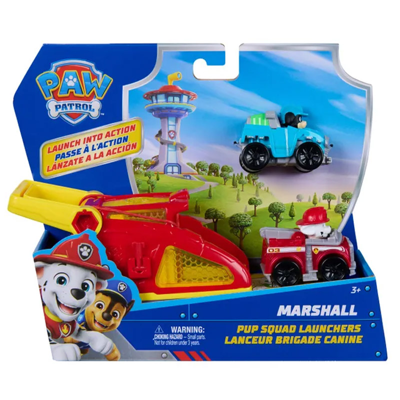 Игровой набор Поисковый отряд, Лаунчер Маршалл с машинкой Paw patrol вид 2