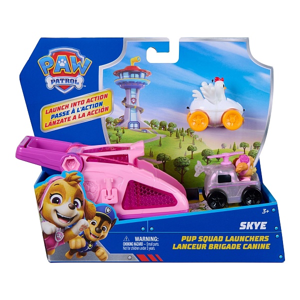 Игровой набор Поисковый отряд, Лаунчер Скай с машинкой Paw patrol вид 2
